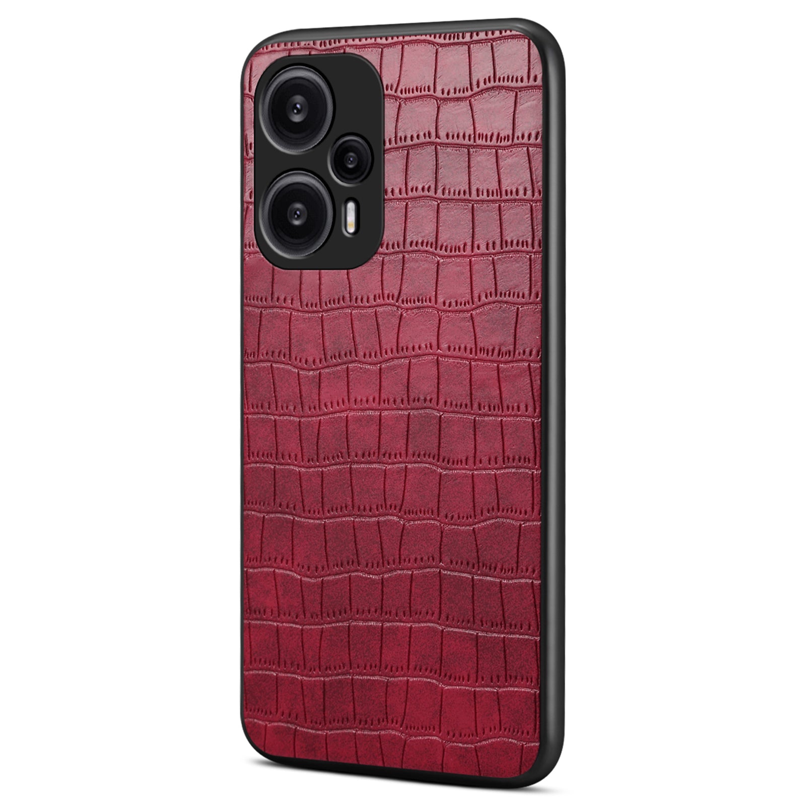 For Xiaomi Redmi Note 12 Turbo / Poco F5 5G Case Crocodile Texture Design Leather Slim Back Cover