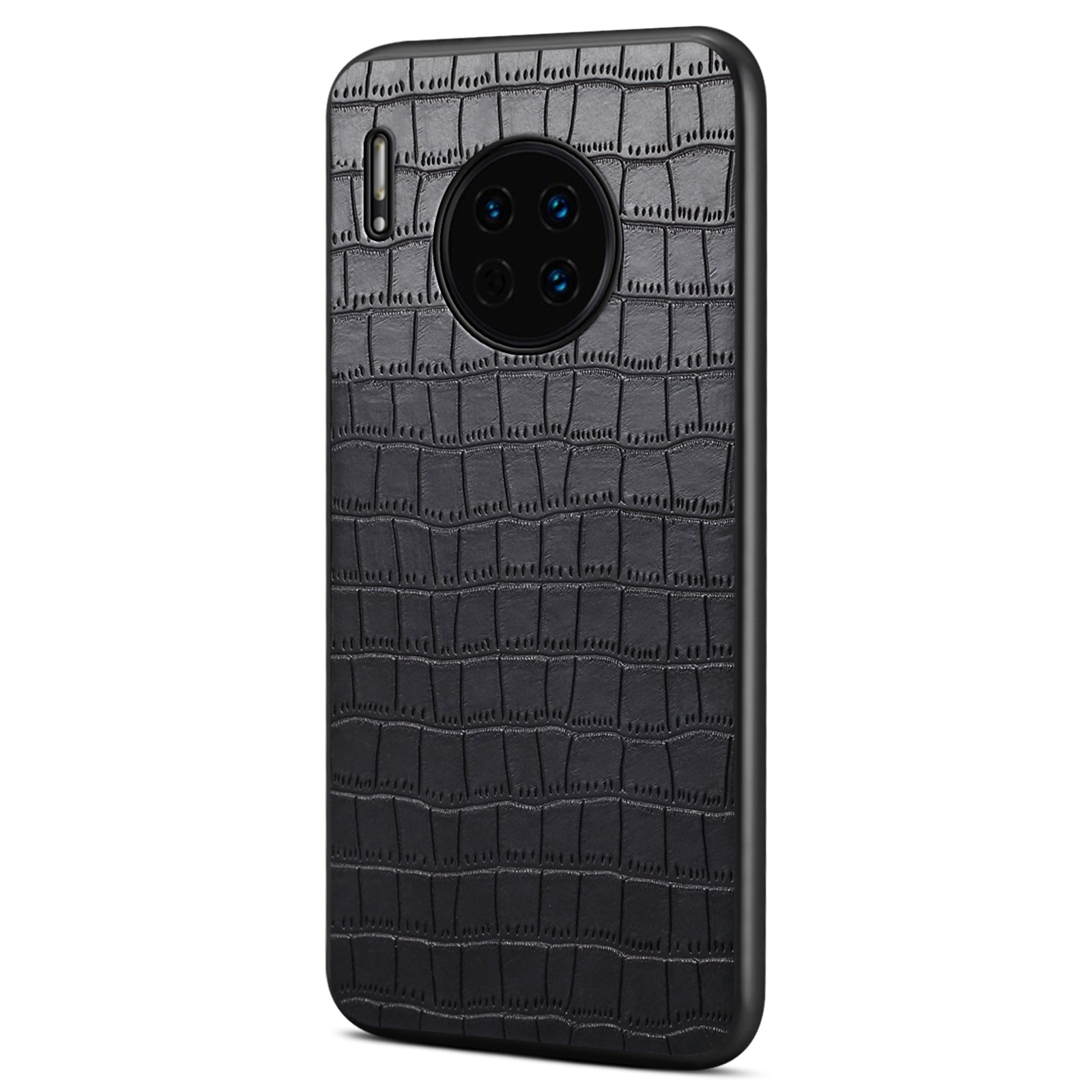 For Huawei Mate 30 4G / 5G Slim Case Crocodile Textured Leather+TPU+PC Phone Cover