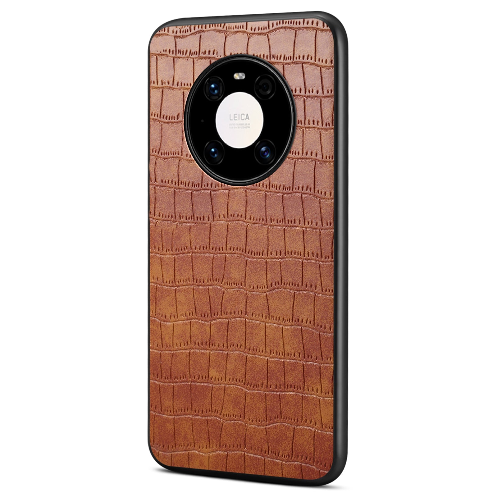 For Huawei Mate 40 Pro 4G / 5G Shockproof Case Crocodile Textured Leather Hybrid Slim Phone Cover