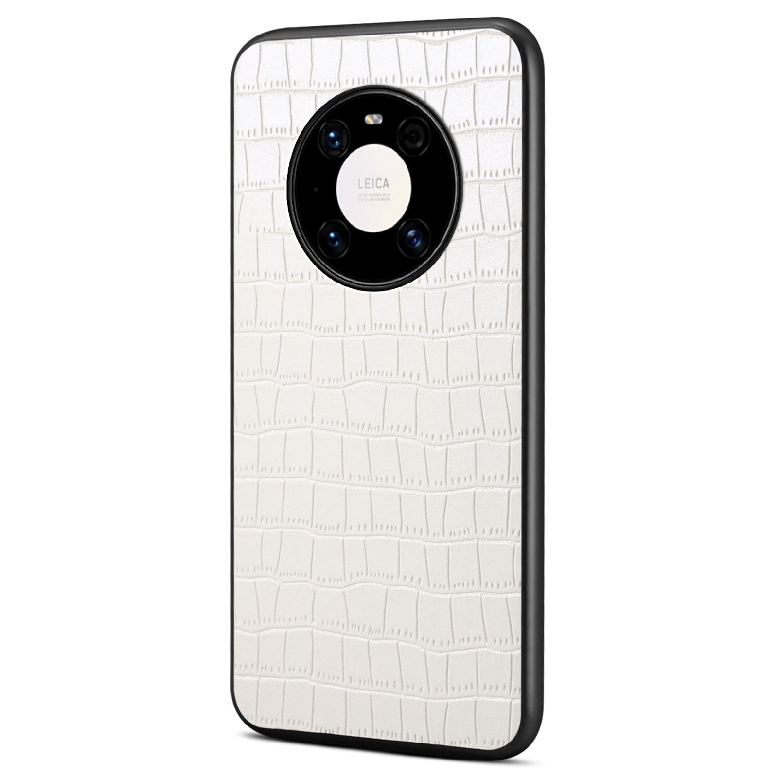 For Huawei Mate 40 Pro 4G / 5G Shockproof Case Crocodile Textured Leather Hybrid Slim Phone Cover