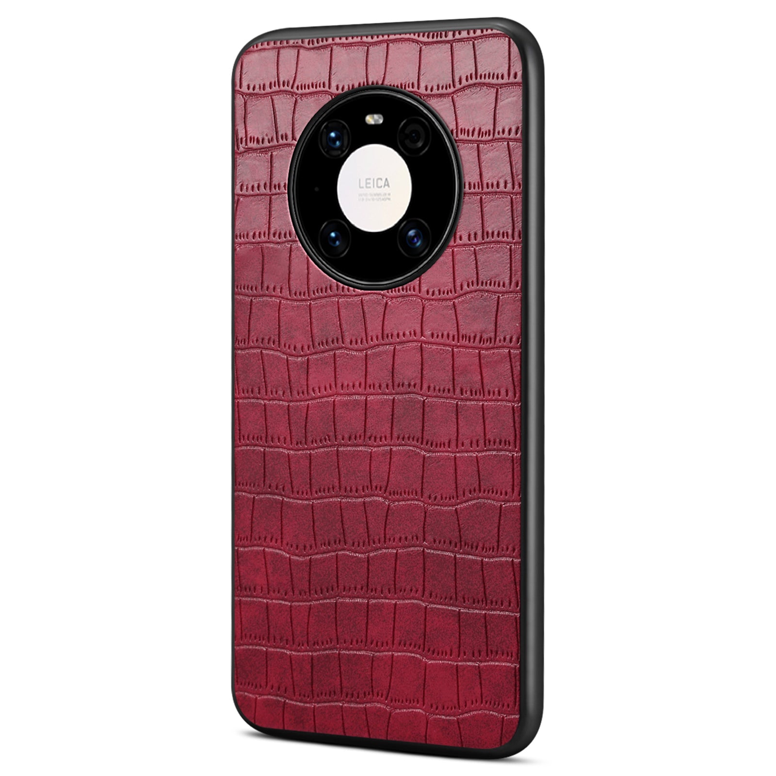 For Huawei Mate 40 Pro 4G / 5G Shockproof Case Crocodile Textured Leather Hybrid Slim Phone Cover