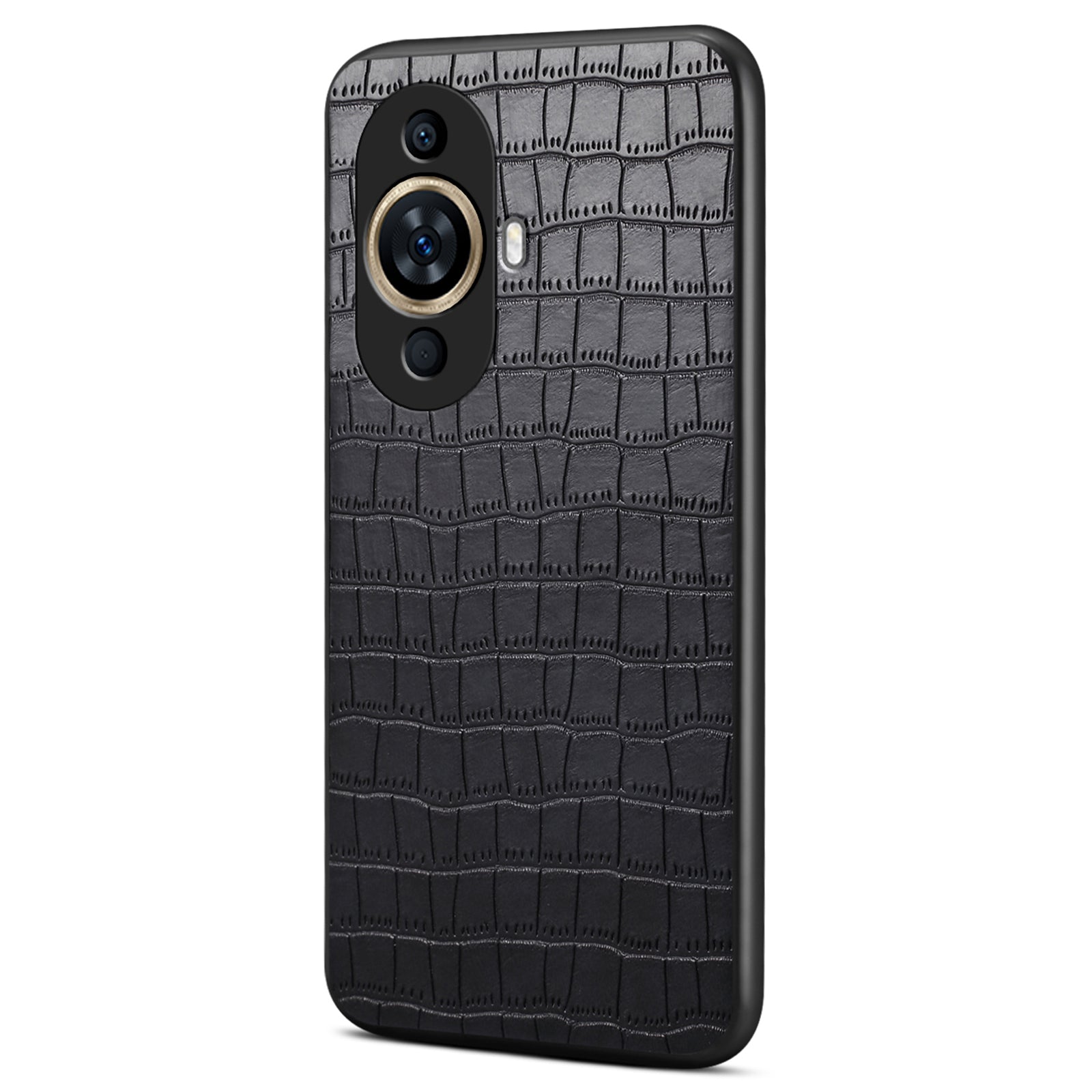 For Huawei nova 11 / nova 12s 4G / nova 12 Lite 4G Hybrid Case Crocodile Textured Leather Covered Slim Phone Case