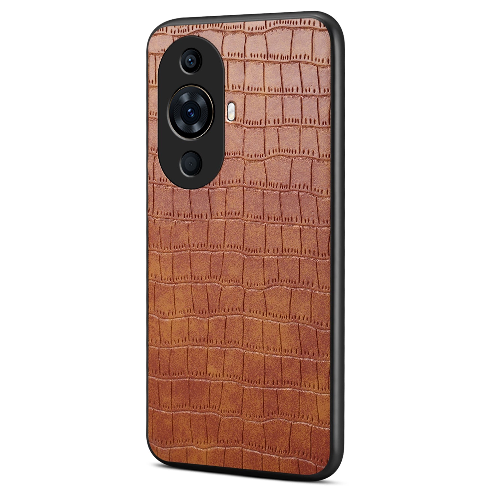 For Huawei nova 11 Pro / nova 11 Ultra Slim Case Crocodile Textured Leather Hybrid Phone Cover