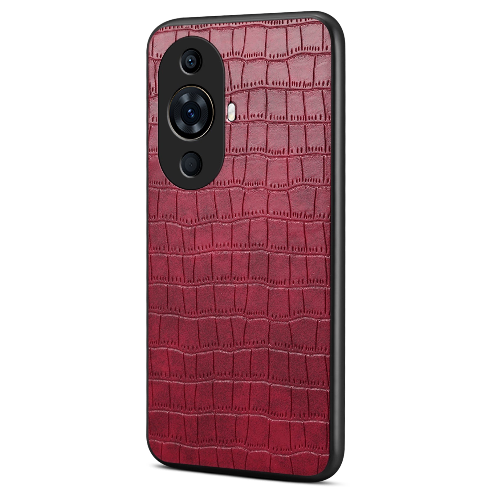 For Huawei nova 11 Pro / nova 11 Ultra Slim Case Crocodile Textured Leather Hybrid Phone Cover