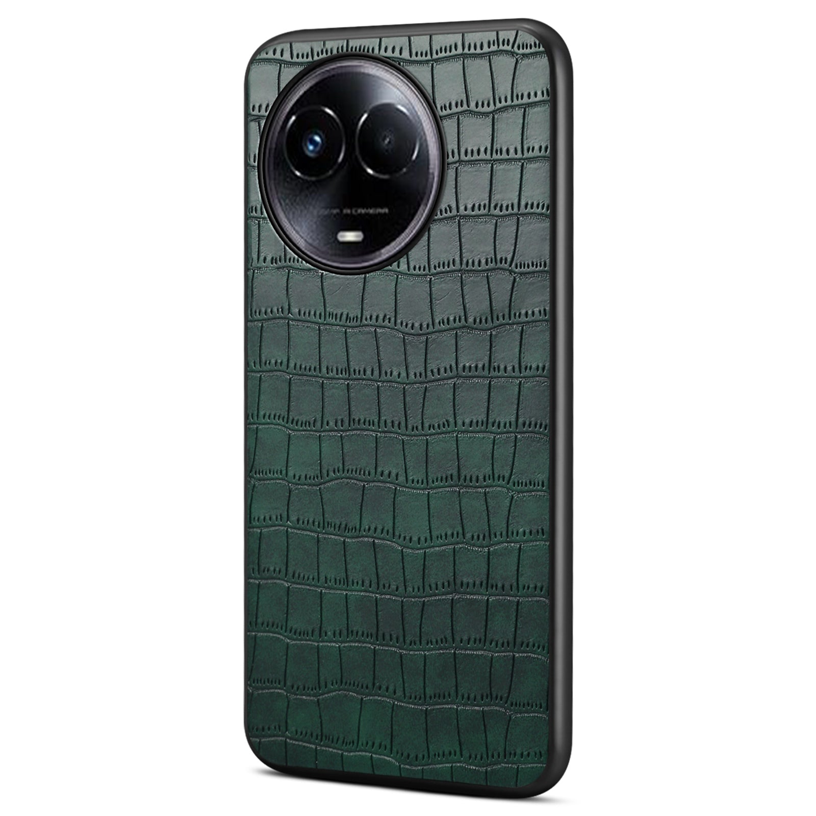 For Realme 11 5G (Global) / 11x 5G Cell Phone Cases Crocodile Texture PU Leather Coated PC+TPU Cover