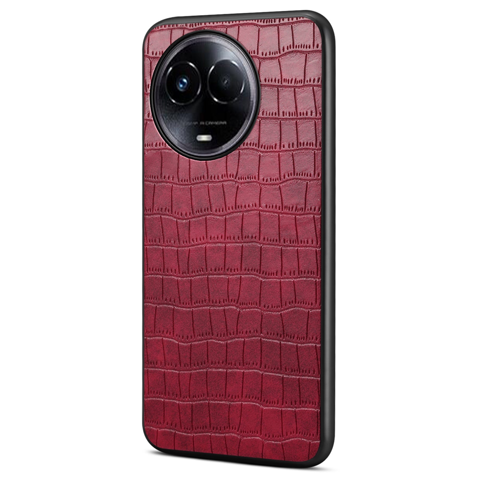 For Realme 11 5G (Global) / 11x 5G Cell Phone Cases Crocodile Texture PU Leather Coated PC+TPU Cover