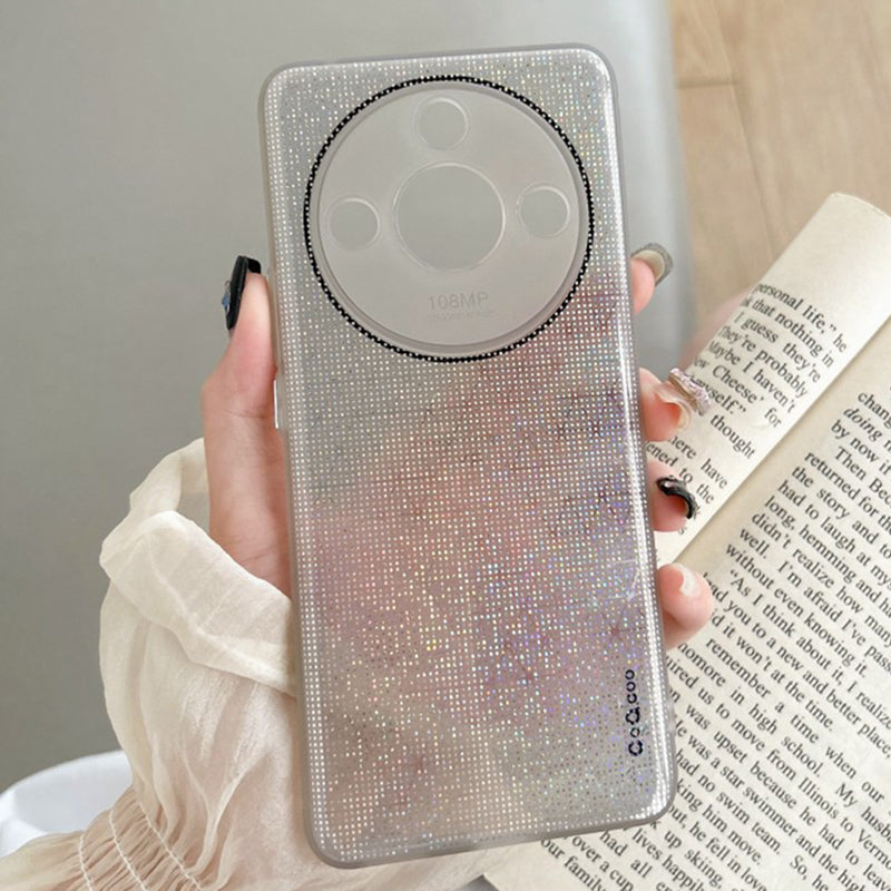 Q.COO For Honor X50 5G Case Aurora Effect TPU Shockproof Phone Cover