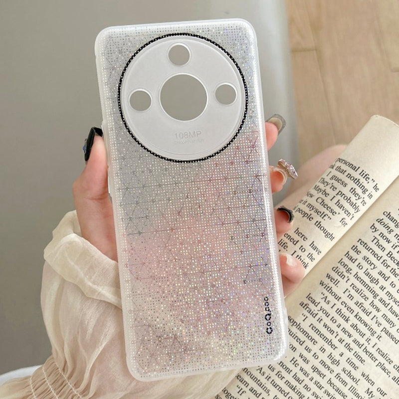 Q.COO For Honor X50 5G Case Aurora Effect TPU Shockproof Phone Cover