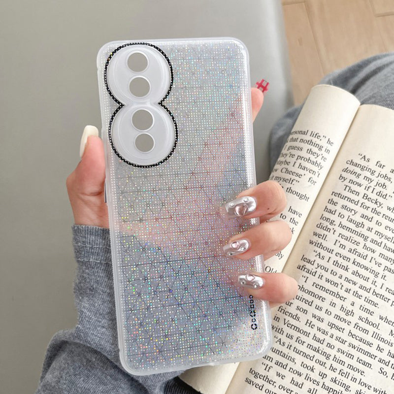 Q.COO For Honor 90 TPU Soft Case Aurora Effect Anti-slip Phone Cover