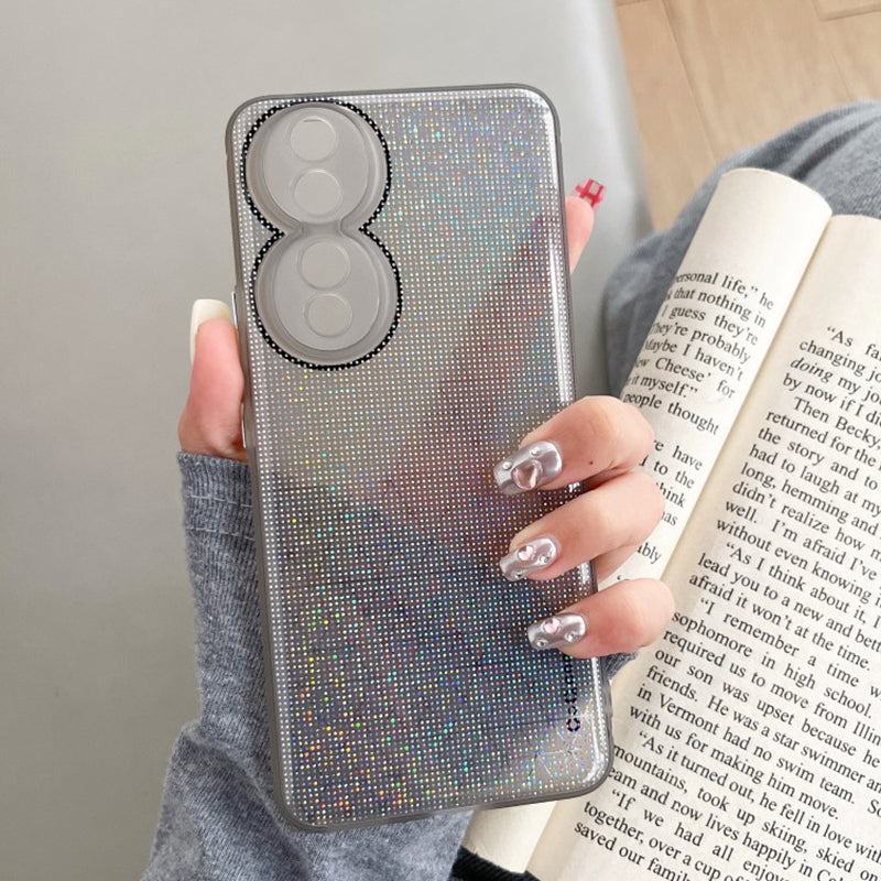Q.COO For Honor 90 TPU Soft Case Aurora Effect Anti-slip Phone Cover