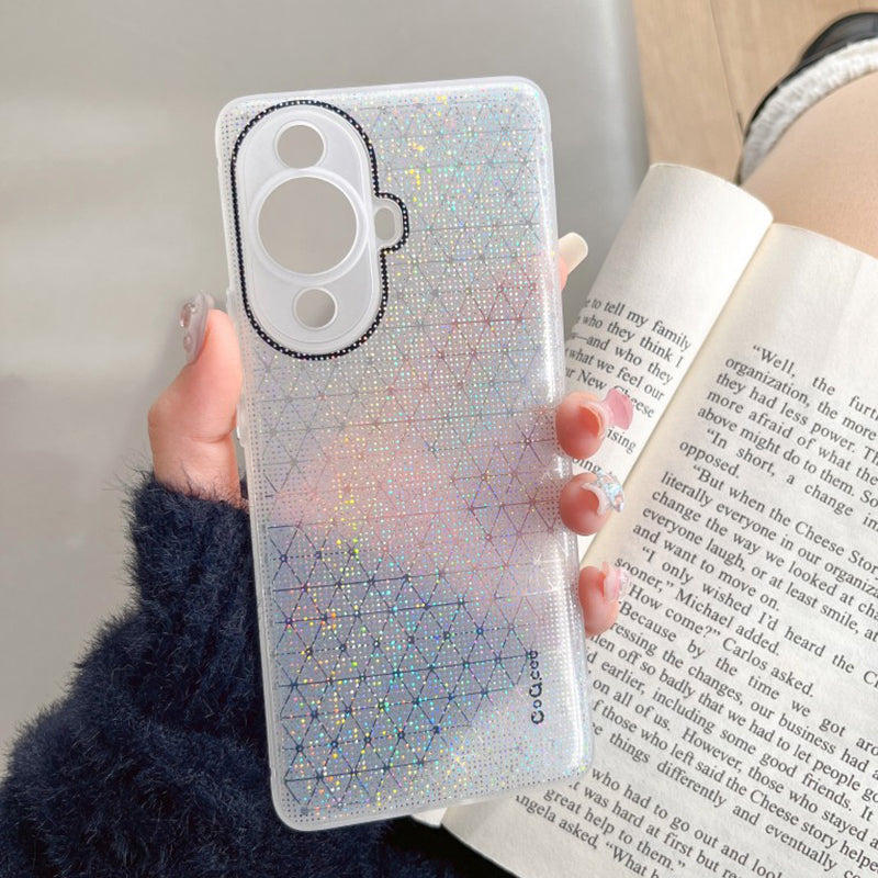 Q.COO For Huawei nova 11 / nova 12s 4G / nova 12 Lite 4G Case Sparkly Protective TPU Phone Cover