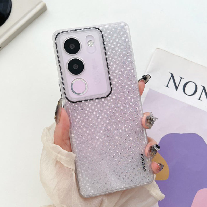 Q.COO For vivo S17 5G / S17 Pro 5G Case Soft TPU Anti-Scratch Sparkle Bling Phone Cover