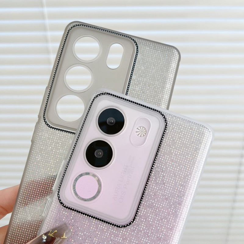 Q.COO For vivo S17 5G / S17 Pro 5G Case Soft TPU Anti-Scratch Sparkle Bling Phone Cover