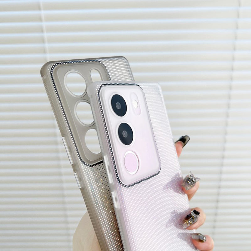 Q.COO For vivo S17 5G / S17 Pro 5G Case Soft TPU Anti-Scratch Sparkle Bling Phone Cover