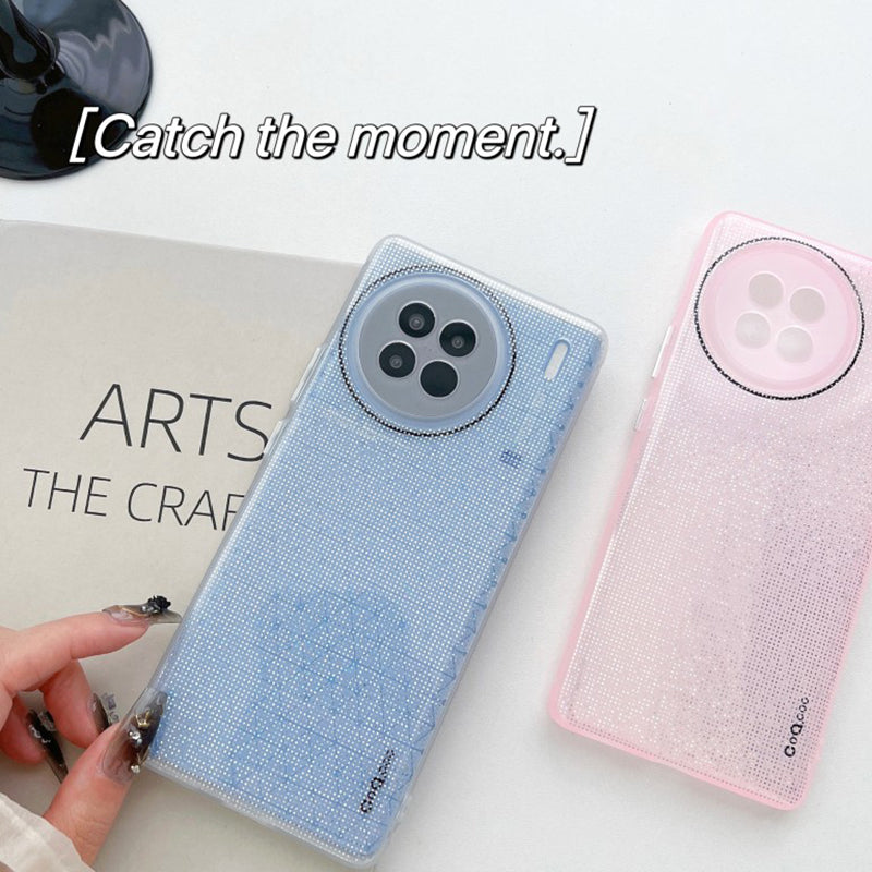 Q.COO For vivo X90 Pro 5G Case Cute Bling Sparkle TPU Shell Phone Cover