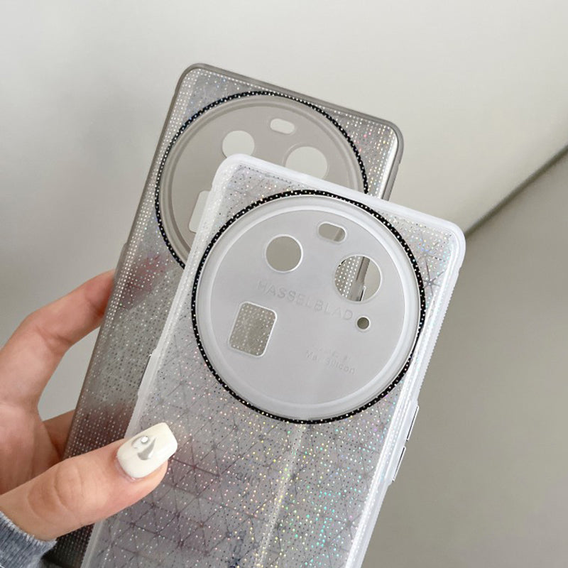 Q.COO For Oppo Find X6 TPU Case Sparkling Mobile Phone Protective Cover