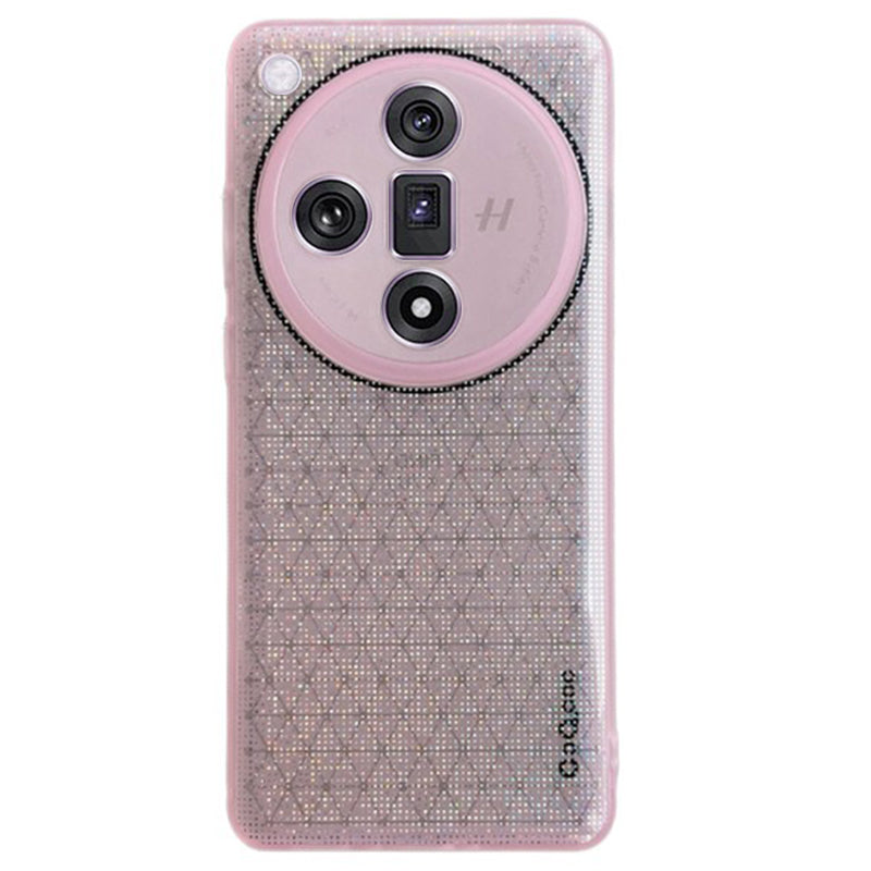 Q.COO For Oppo Find X7 5G TPU Case Aurora Effect Anti-scratch Phone Cover