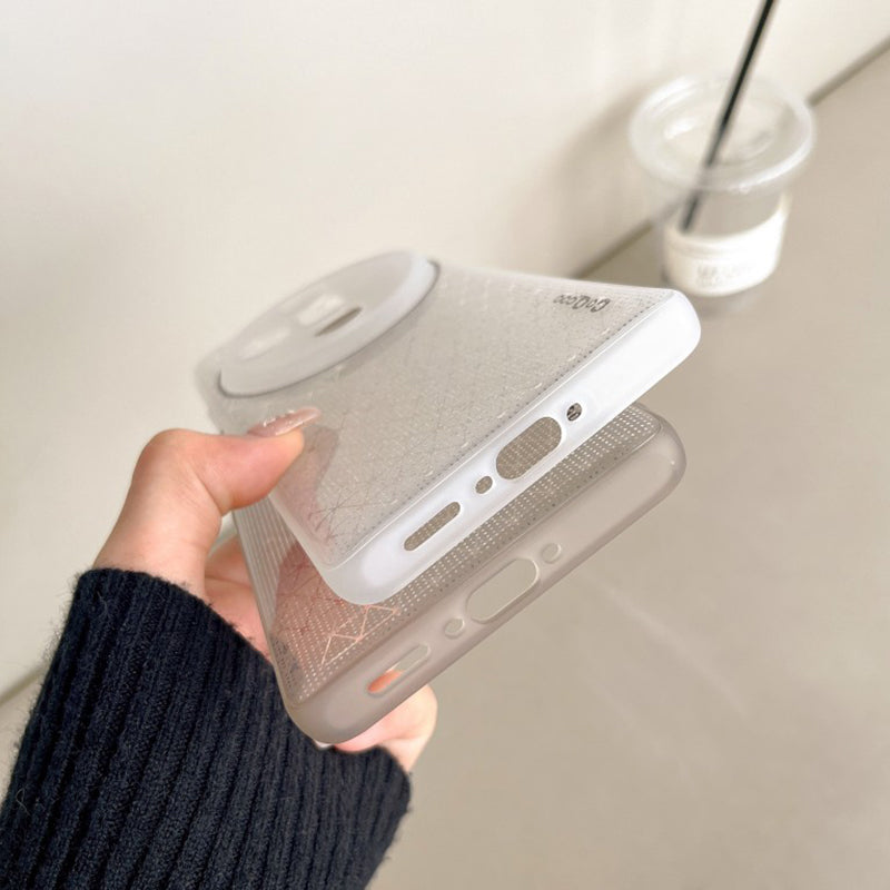Q.COO For Oppo Find X7 5G TPU Case Aurora Effect Anti-scratch Phone Cover
