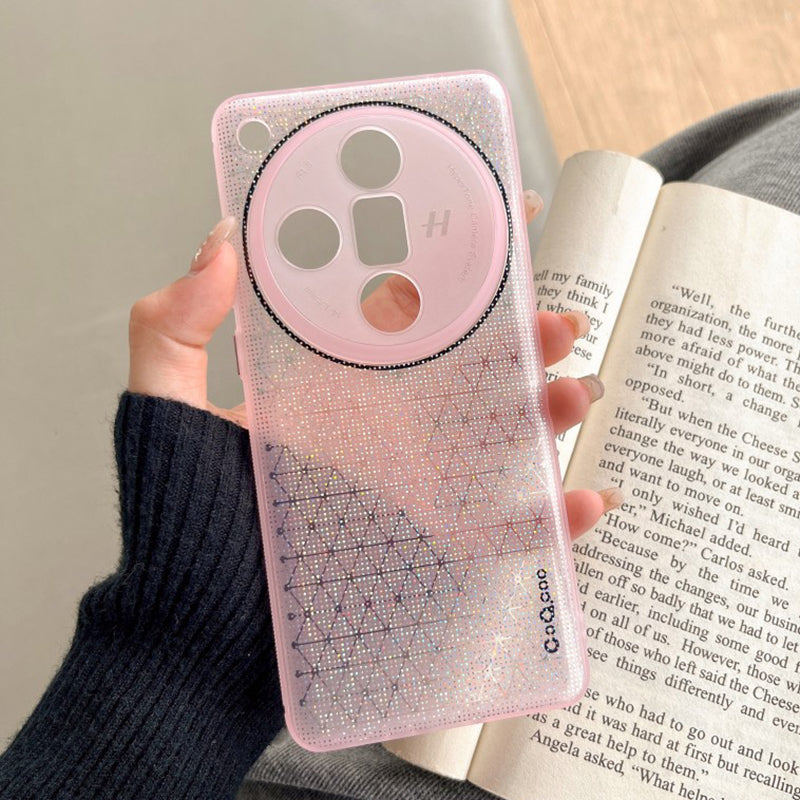 Q.COO For Oppo Find X7 Ultra Case Starry Sky Series Flexible TPU Protective Phone Cover