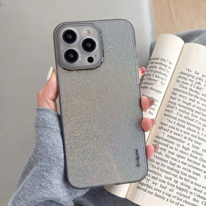 Q.COO For iPhone 13 Pro Max Case Soft TPU Anti-Scratch Bling Phone Cover