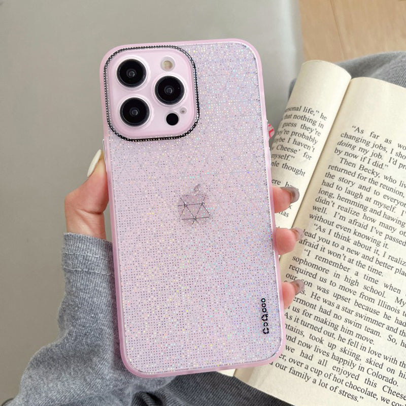 Q.COO For iPhone 13 Pro Max Case Soft TPU Anti-Scratch Bling Phone Cover