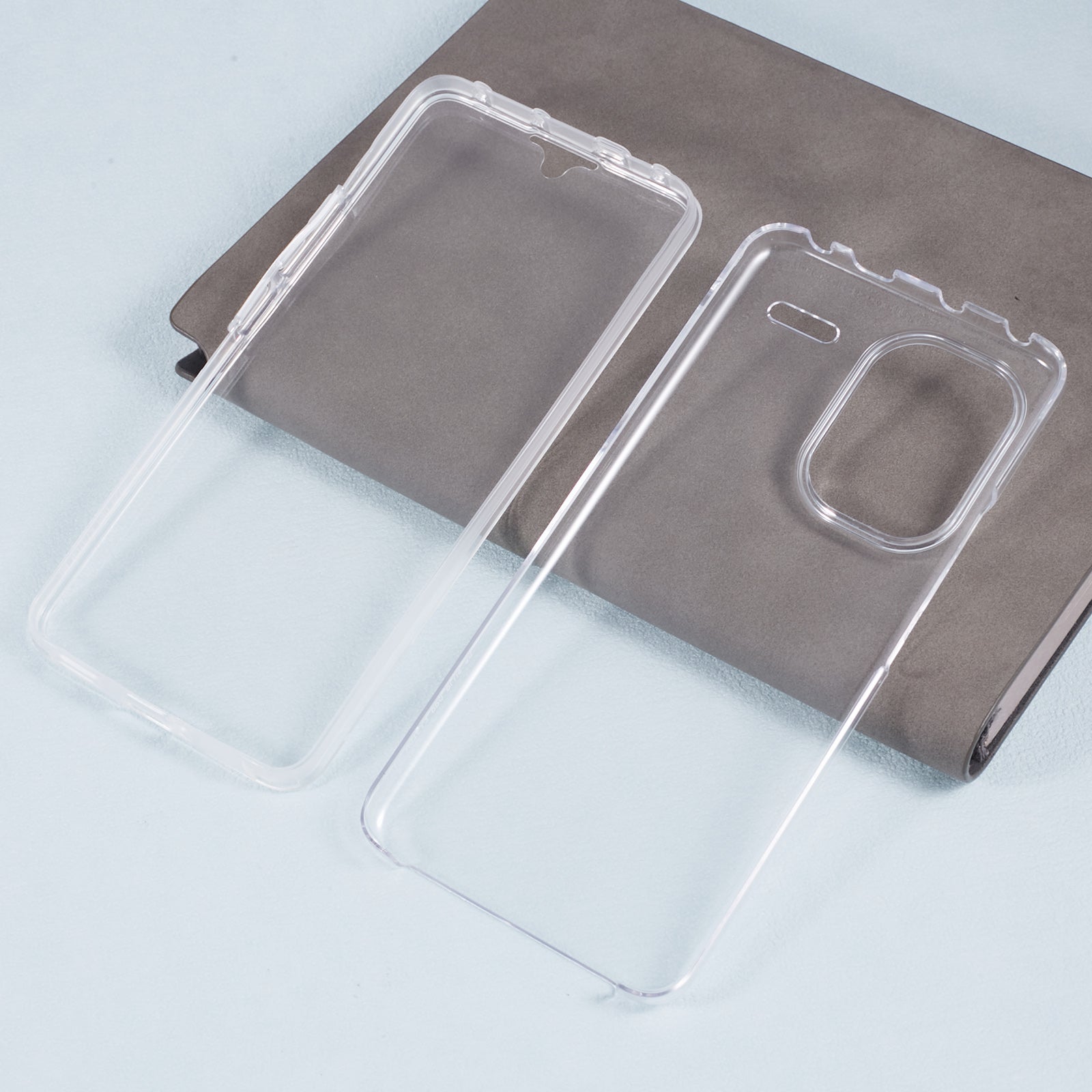 For Xiaomi Redmi Note 13 Pro+ 5G Case Shock-Absorbent Acrylic + TPU Clear Phone Cover with PET Film