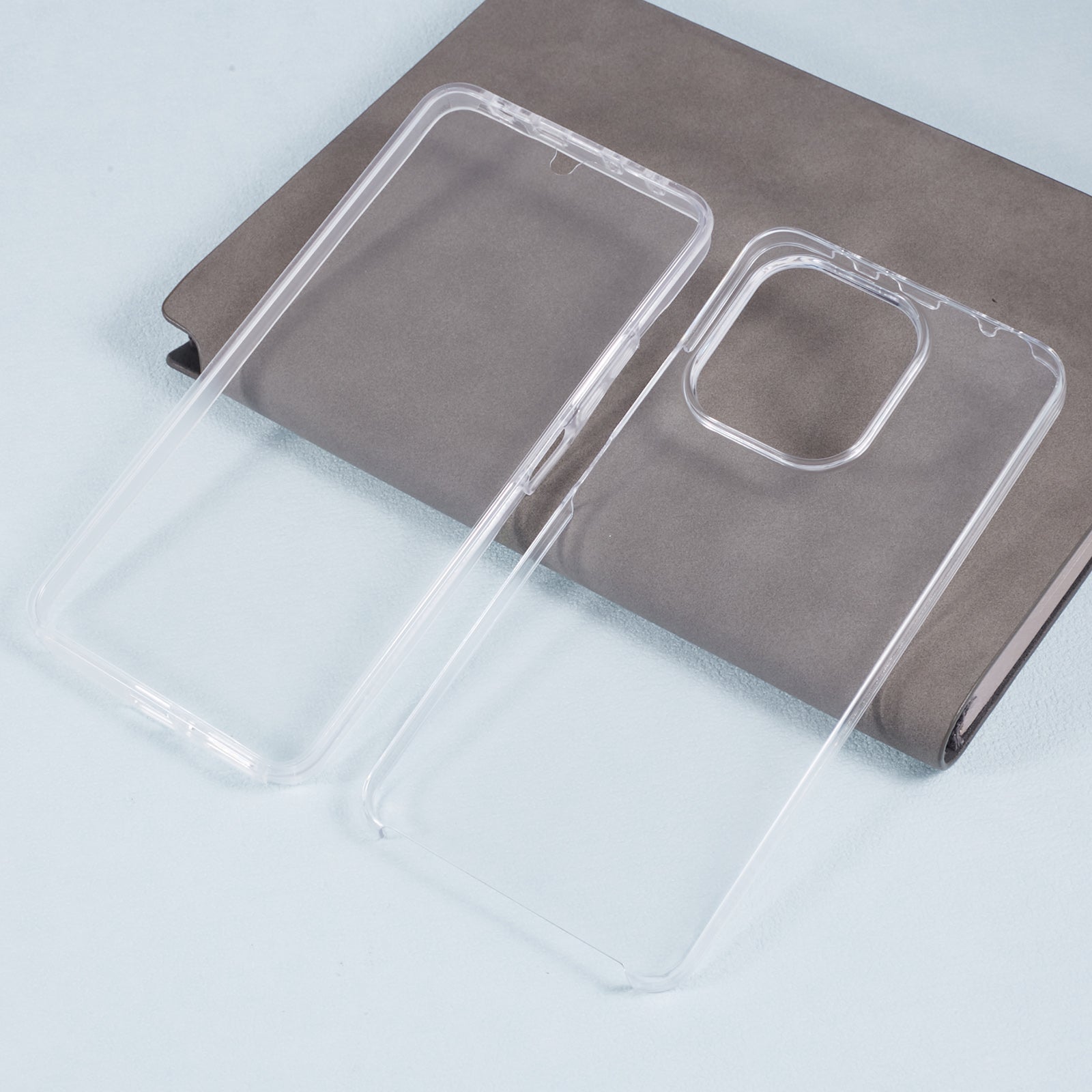 Phone Case for Xiaomi Redmi Note 13 4G Shell Acrylic Back + PET Front Cover with TPU Frame