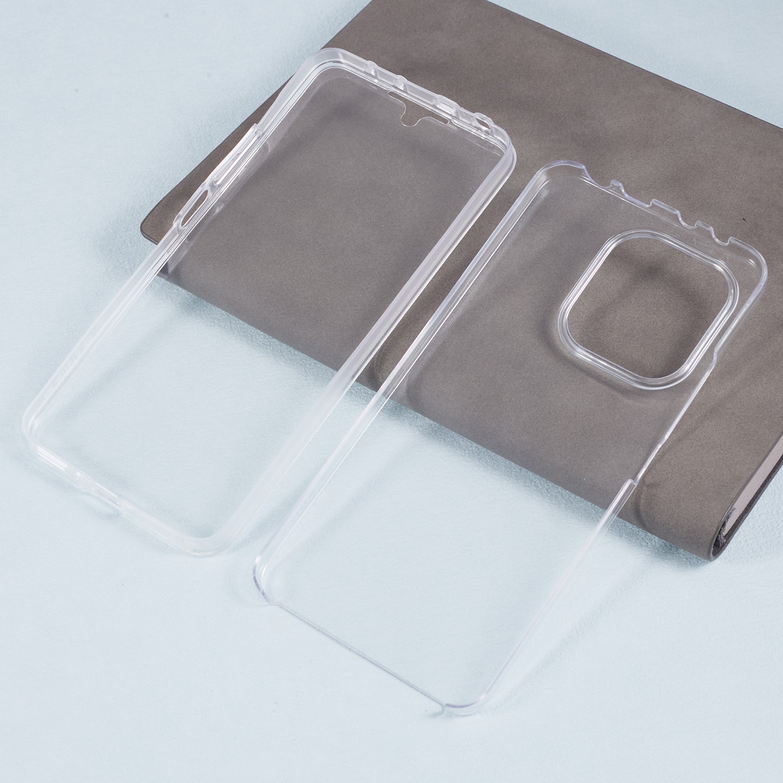 Phone Case for Xiaomi Redmi Note 13 4G Shell Acrylic Back + PET Front Cover with TPU Frame