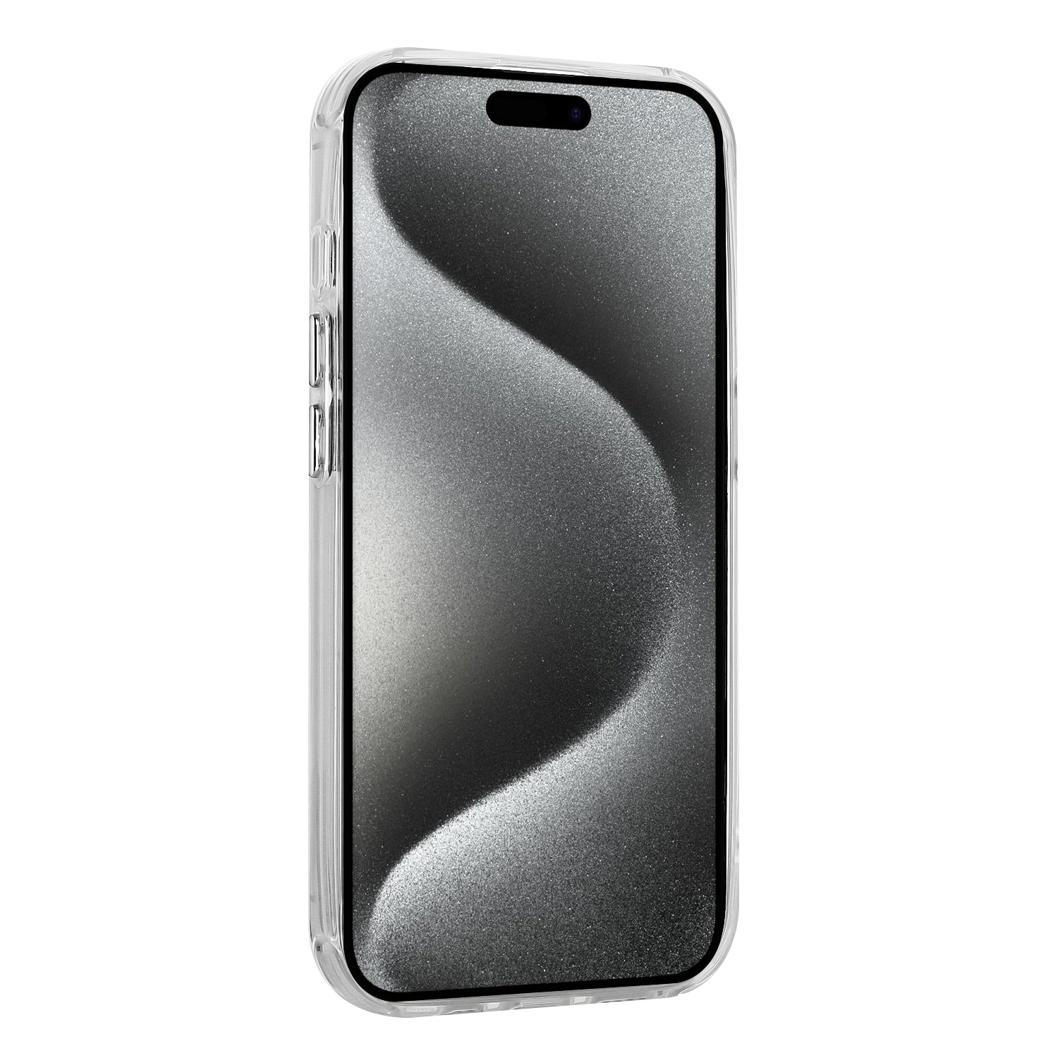 For iPhone 14 Pro Max Cell Phone Case Rhinestone Decor Transparent Anti-drop TPU Cover