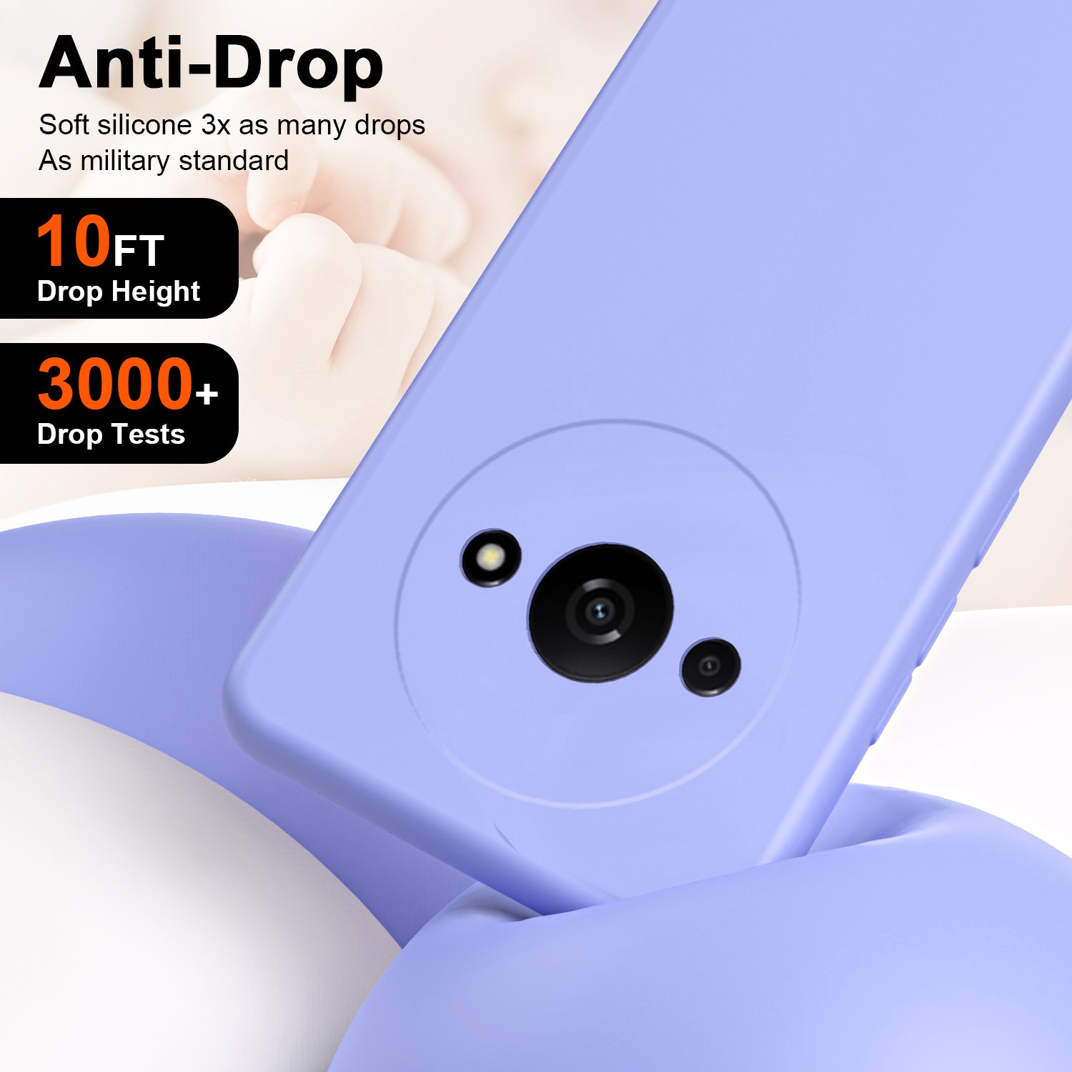 For Xiaomi Redmi A3 / Poco C61 4G Slim Case Shockproof 2.2mm TPU Phone Cover