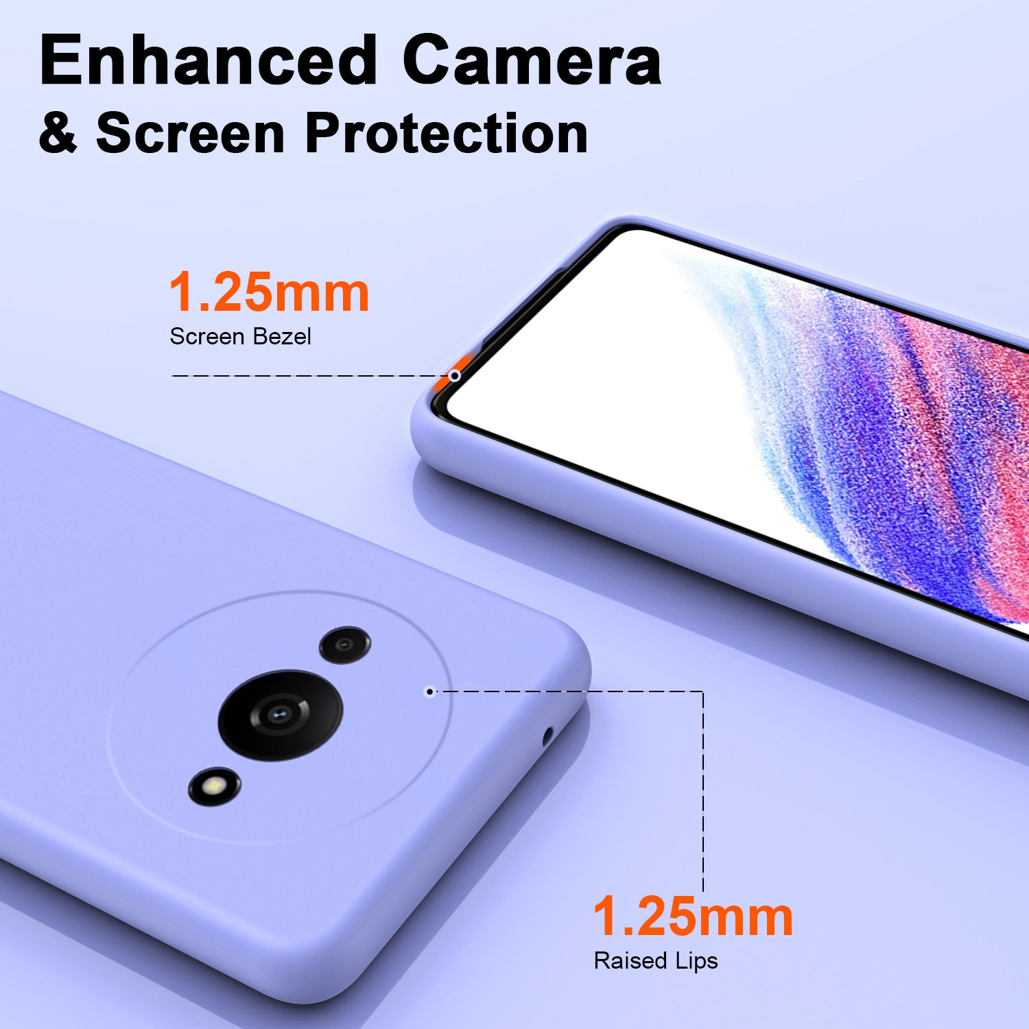 For Xiaomi Redmi A3 / Poco C61 4G Slim Case Shockproof 2.2mm TPU Phone Cover