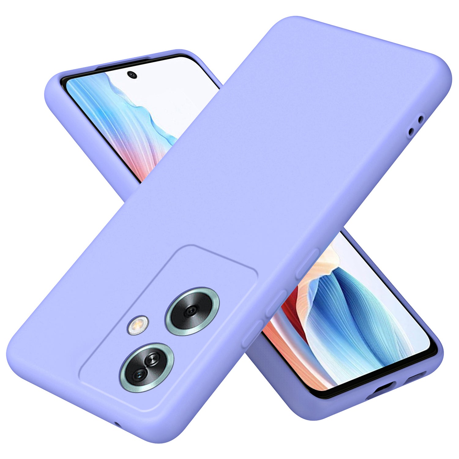 For Oppo A79 5G / A2 5G Case 2.2mm Rubberized TPU Protective Phone Cover