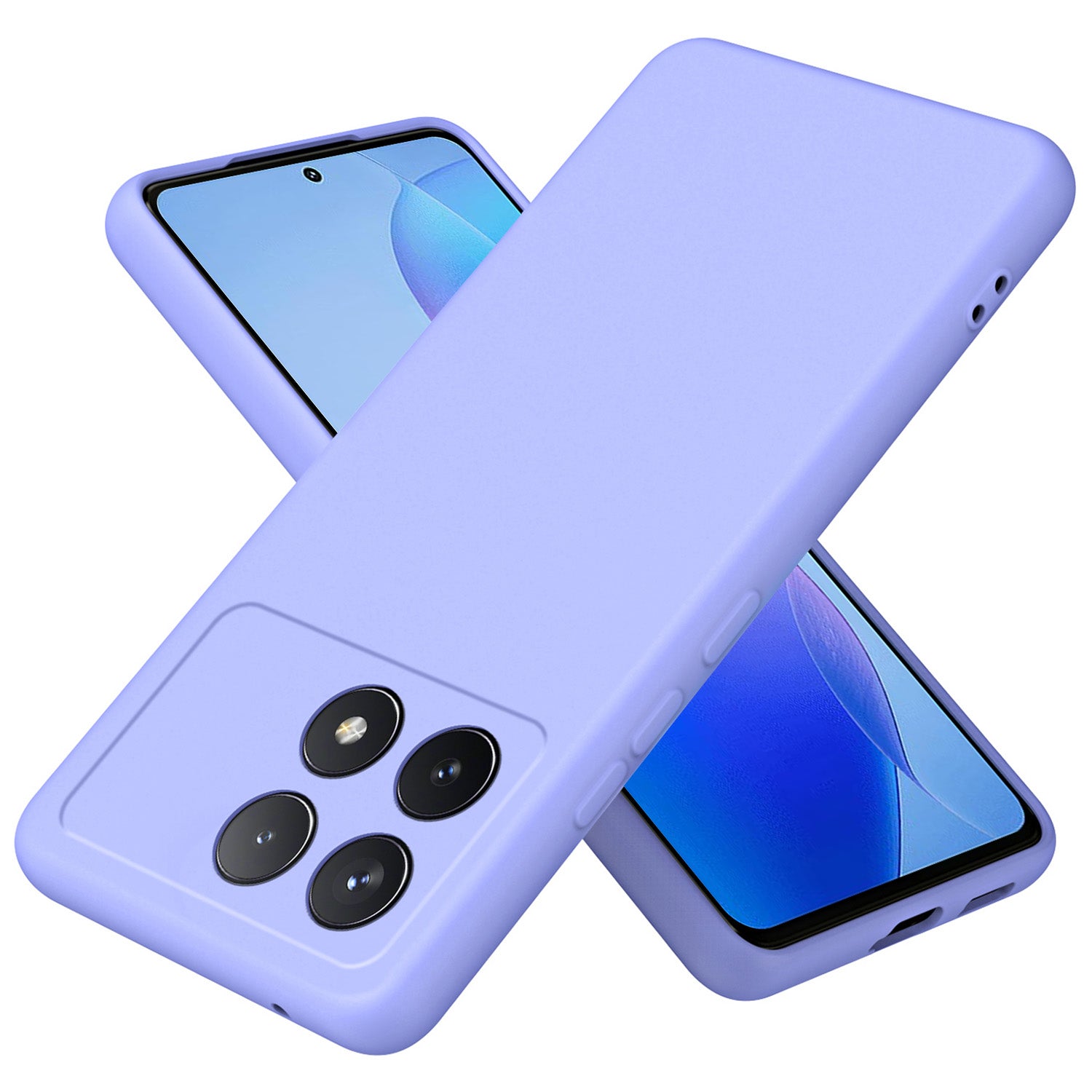 For Xiaomi Redmi K70 5G / K70 Pro 5G Case 2.2mm TPU Phone Cover with Fiber Lining