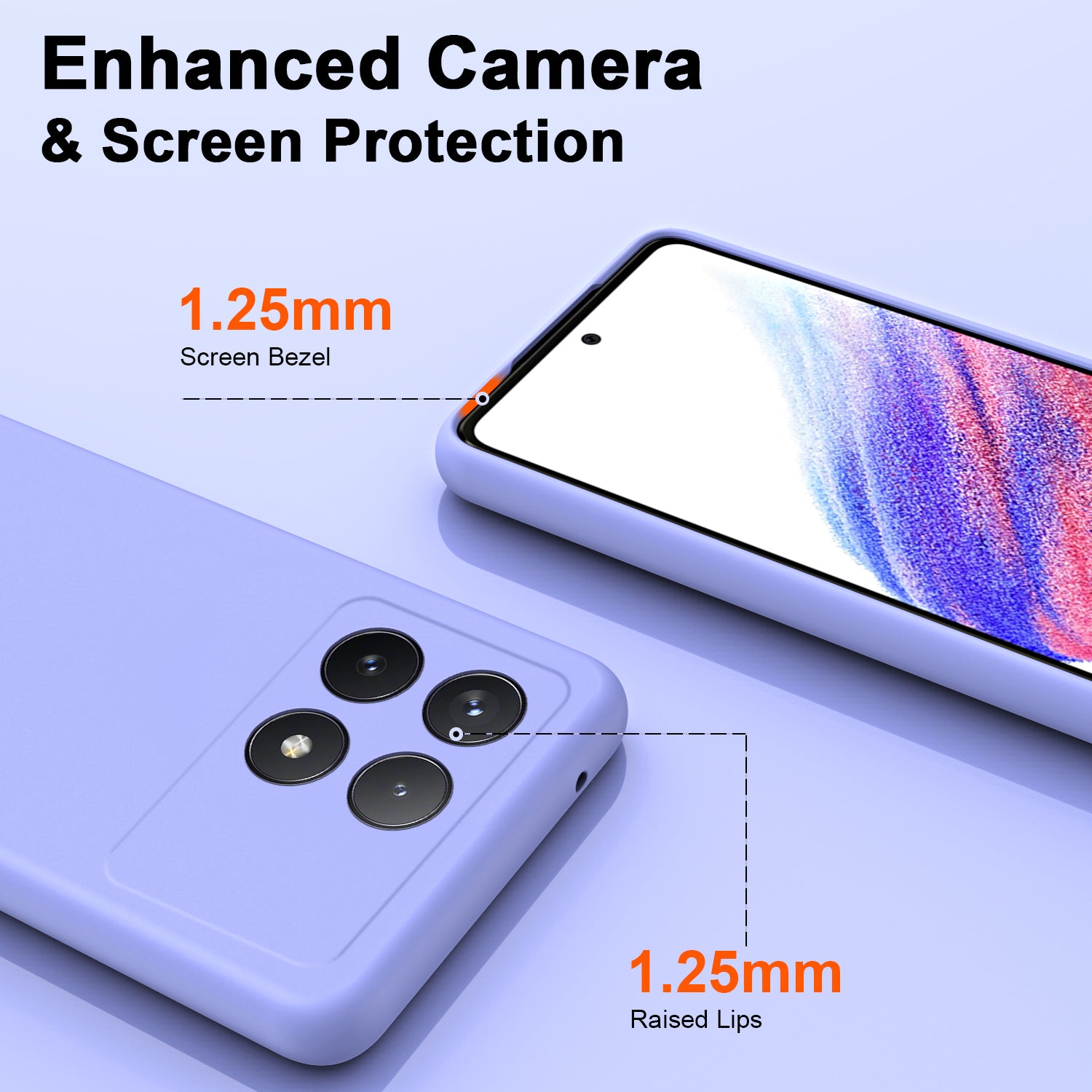 For Xiaomi Redmi K70 5G / K70 Pro 5G Case 2.2mm TPU Phone Cover with Fiber Lining