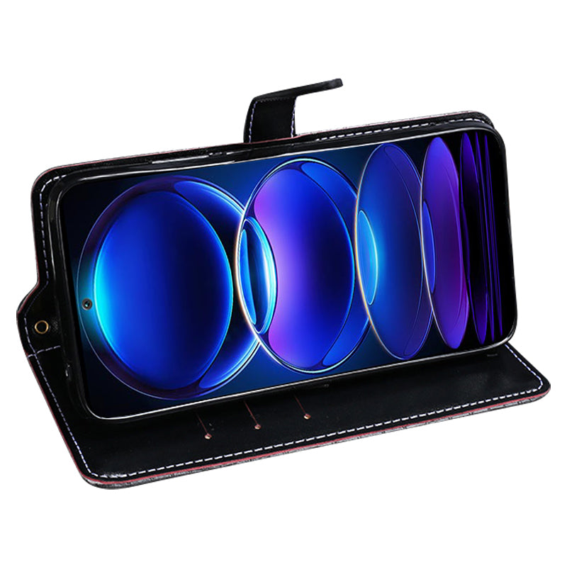IDEWEI For Xiaomi Redmi K70 Pro Champion Edition Case Crocodile Texture PU Leather Stand Cover