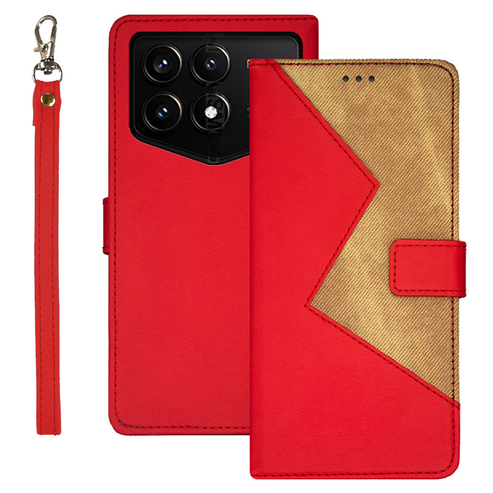 IDEWEI For Xiaomi Redmi K70 Pro Champion Edition Leather Case Card Slots Phone Cover