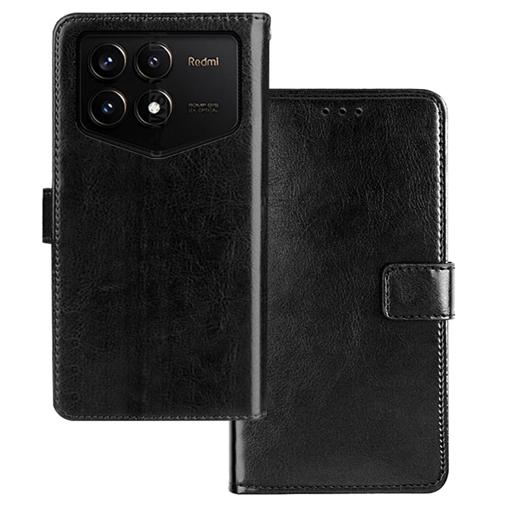 IDEWEI For Xiaomi Redmi K70 Pro Champion Edition Wallet Case Leather Stand Flip Phone Cover