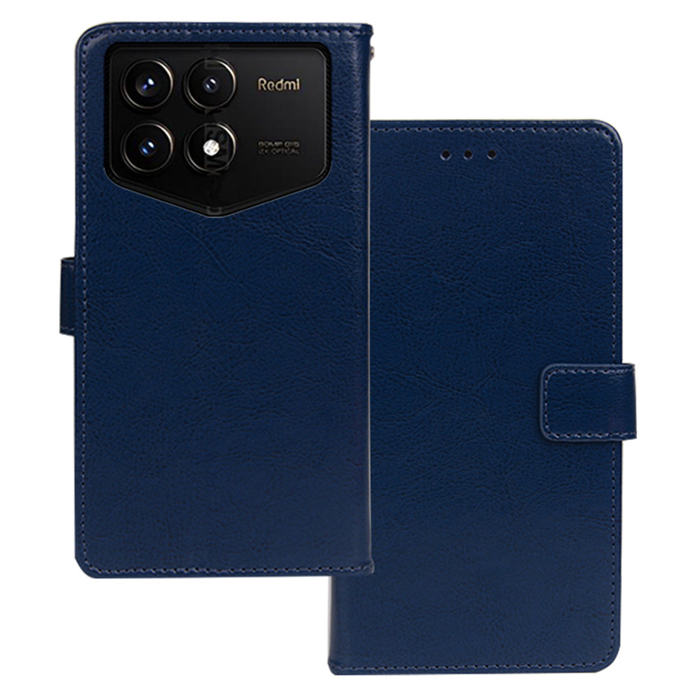 IDEWEI For Xiaomi Redmi K70 Pro Champion Edition Wallet Case Leather Stand Flip Phone Cover