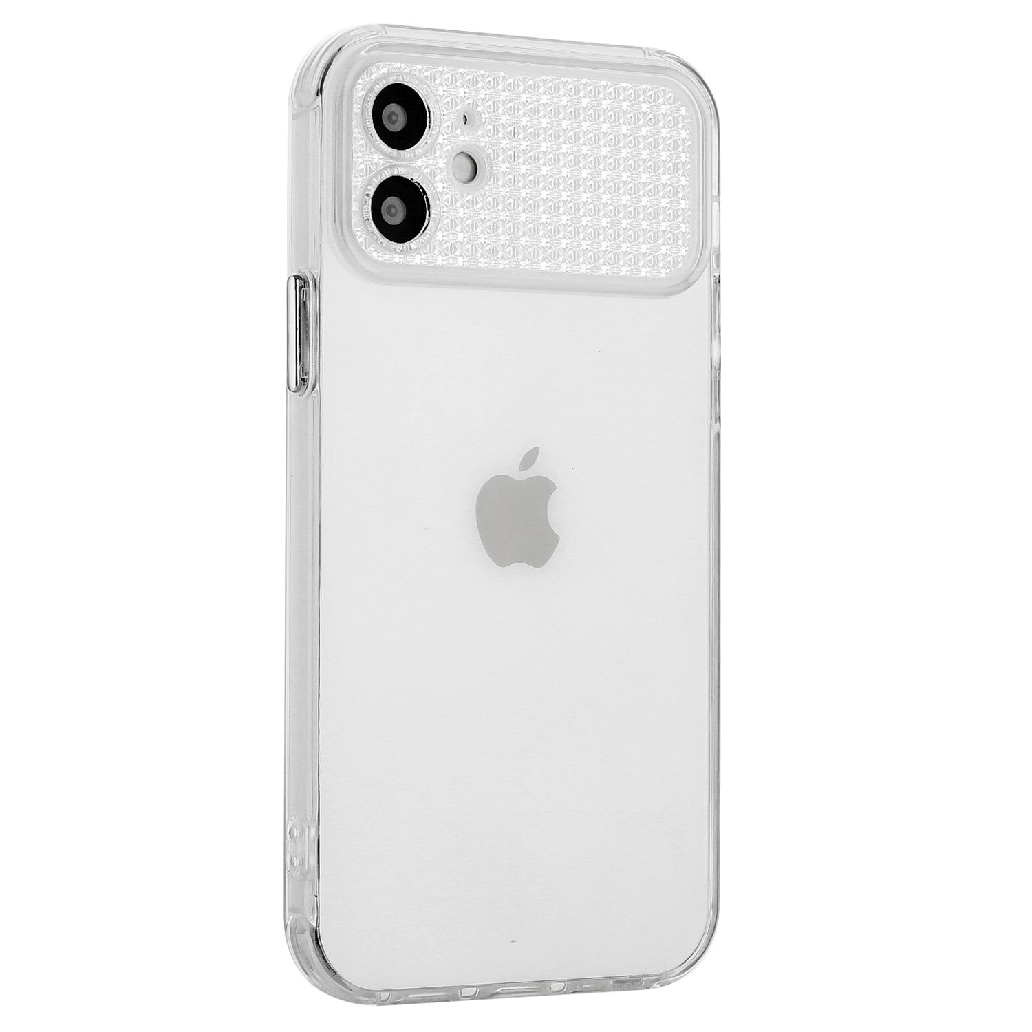 For iPhone 11 Case TPU Shock-Absorbent Rhinestone Decor Phone Cover