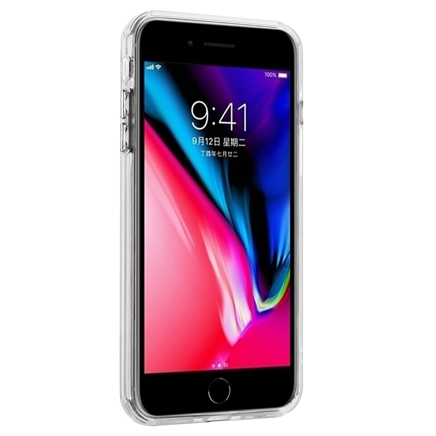 For iPhone 7 Plus 5.5 inch / 8 Plus 5.5 inch Case TPU Shiny Rhinestone Decor Clear Phone Protector