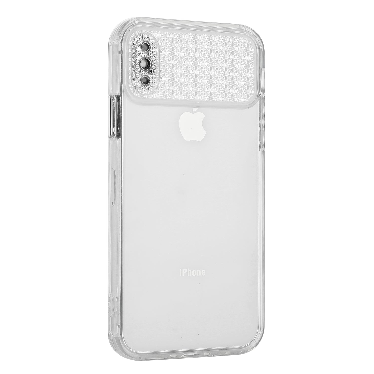 For iPhone X / XS 5.8 inch Cell Phone Cases Rhinestone Decor TPU Drop-proof Cover