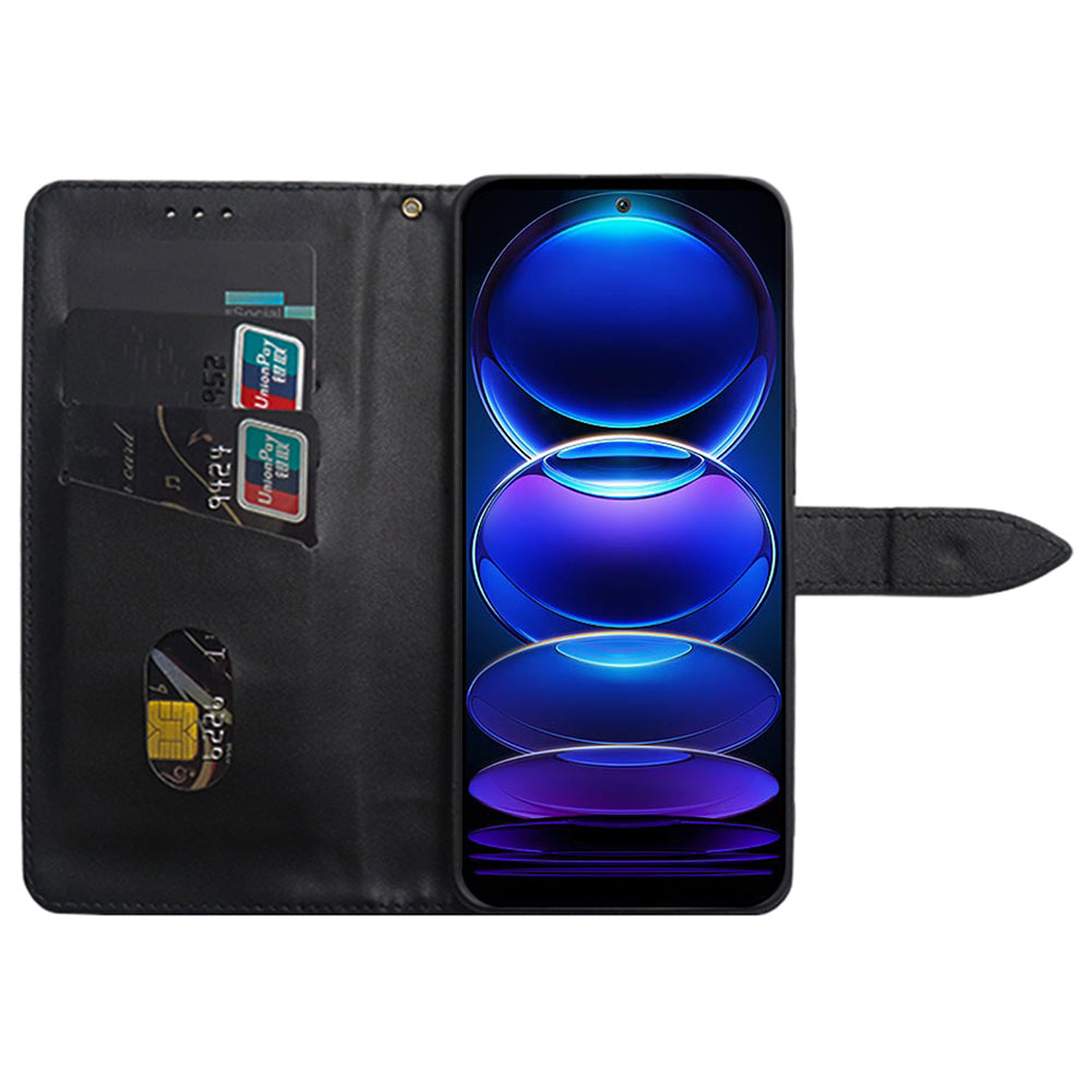 IDEWEI For Xiaomi Redmi K70 Pro Champion Edition Case Leather Phone Cover with Card Slots Stand