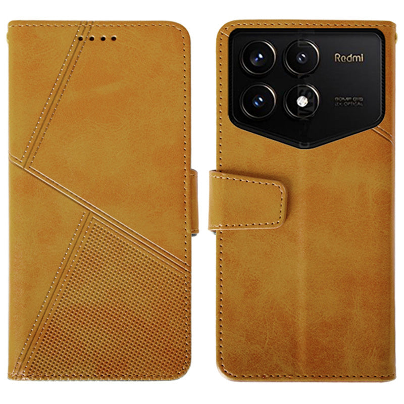 IDEWEI For Xiaomi Redmi K70 Pro Champion Edition Wallet Case Calf Texture Leather Phone Cover