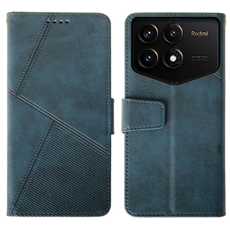IDEWEI For Xiaomi Redmi K70 Pro Champion Edition Wallet Case Calf Texture Leather Phone Cover