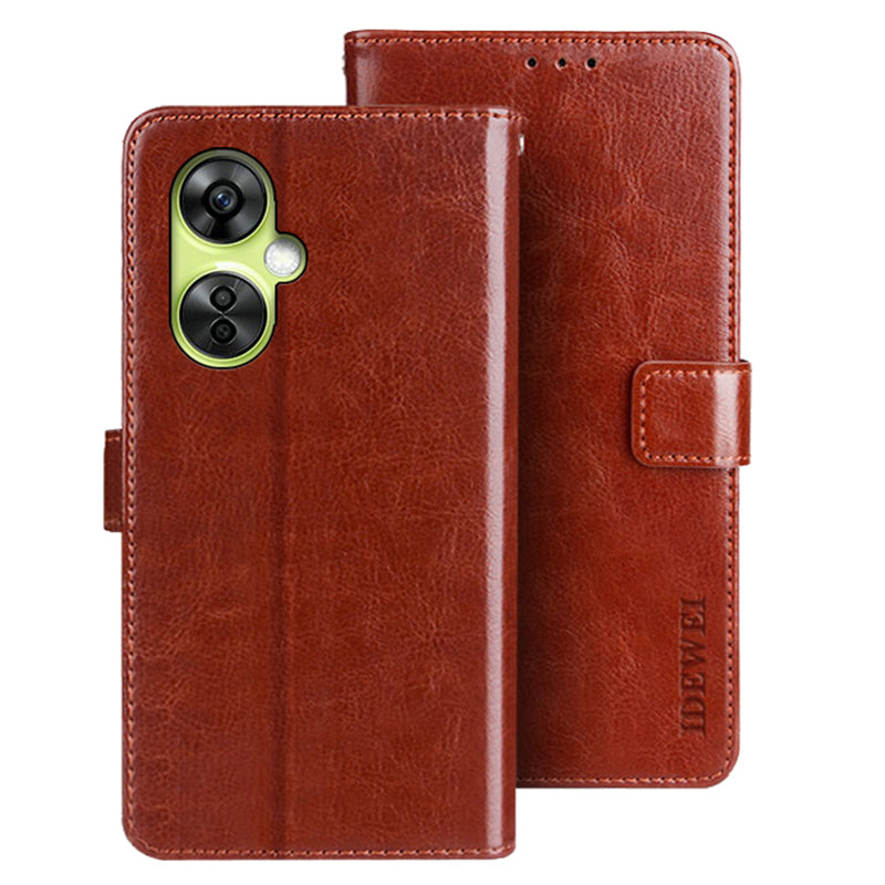 IDEWEI For OnePlus Nord CE 3 Lite 5G / Nord N30 5G Case PU Leather Wallet Stand Phone Cover