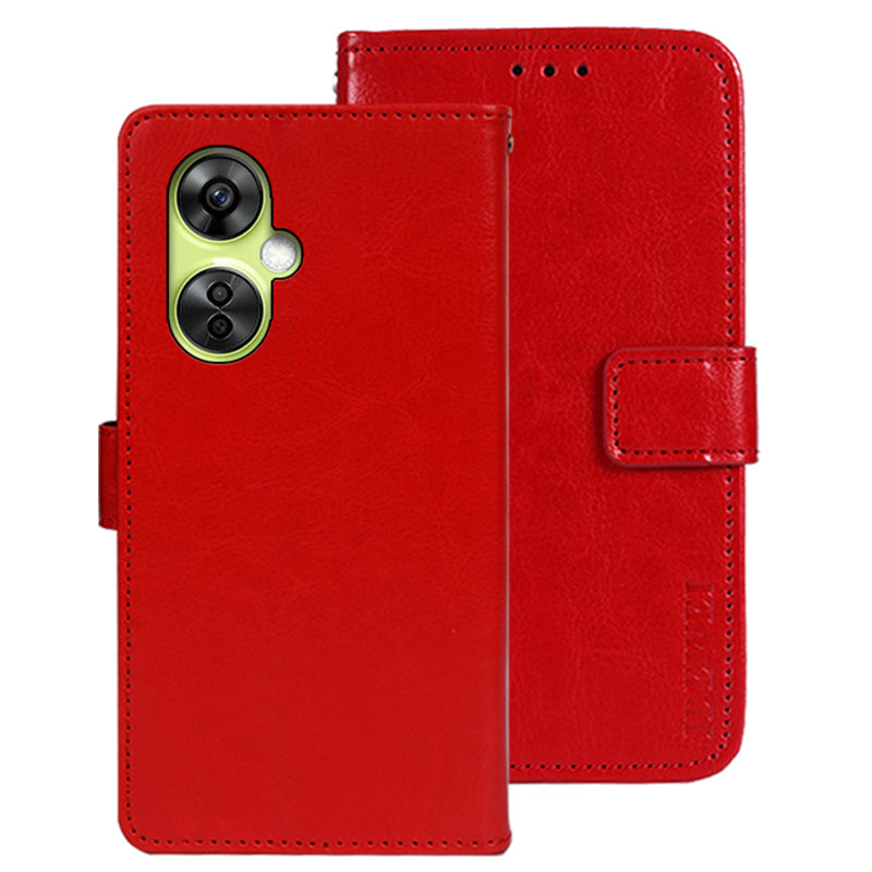 IDEWEI For OnePlus Nord CE 3 Lite 5G / Nord N30 5G Case PU Leather Wallet Stand Phone Cover