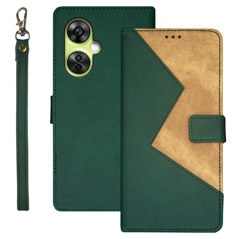 IDEWEI For OnePlus Nord CE 3 Lite 5G / Nord N30 5G Case with Strap Card Slots Leather Phone Cover