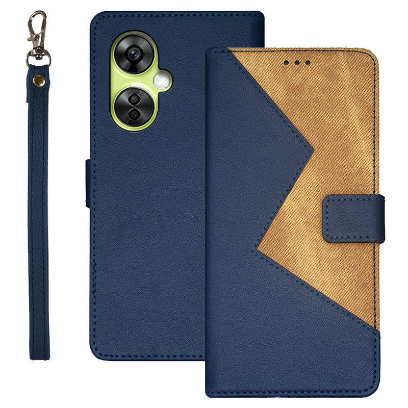 IDEWEI For OnePlus Nord CE 3 Lite 5G / Nord N30 5G Case with Strap Card Slots Leather Phone Cover