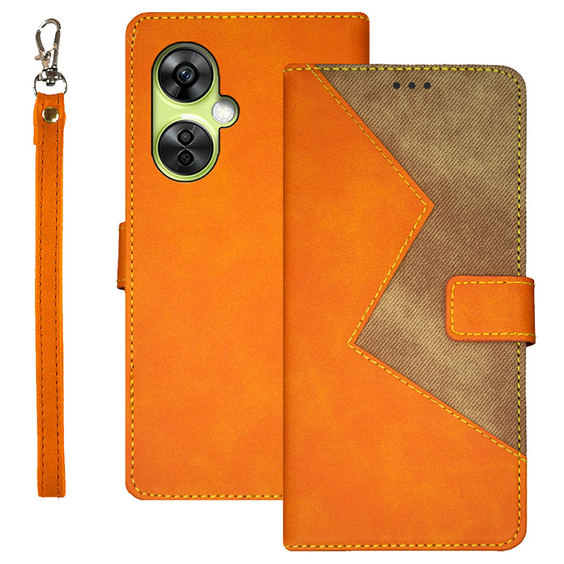 IDEWEI For OnePlus Nord CE 3 Lite 5G / Nord N30 5G Case with Strap Card Slots Leather Phone Cover
