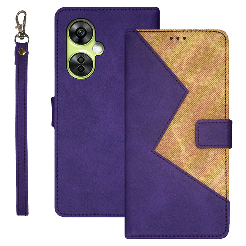 IDEWEI For OnePlus Nord CE 3 Lite 5G / Nord N30 5G Case with Strap Card Slots Leather Phone Cover